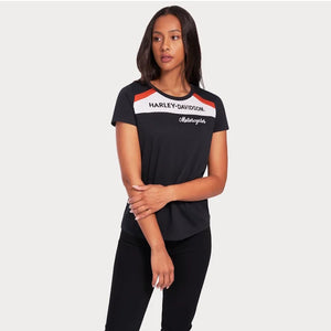 Harley-Davidson Accelerate Stripe Knit Top