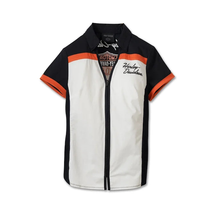 Harley-Davidson Elemental Bar & Shield Zip Front Shirt