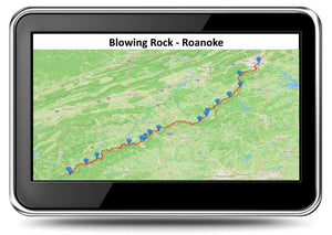 GPX Navigation Files Blue Ridge Parkway